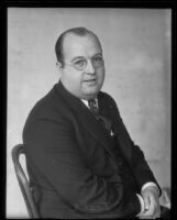 C. K. Steele, acting director of the City Bureau of Assessments, Los Angeles, 1928
