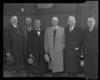 National Grange members following a convention in Sacramento, Los Angeles, 1935