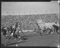Football game between the UCLA Bruins and St. Mary's Gaels at the Coliseum, Los Angeles, 1932