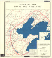 Yellow Sea Area Roads And Waterways