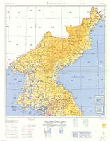 Korea road map 1:700,000