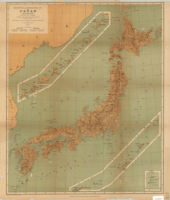 Orographical And Hydrographical Map Of Japan (Dai-Nippon) On A Scale Of 1:2.930.000 Designed And Drawn From The Date Of Prof. Dr J.Rein, And After Existing Charts And Japanese Authorities By J.Rittau 1880.