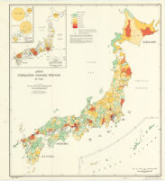 Japan Population Change, 1935-1940 By Gun