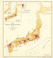 Japan Population Density, 1940 Census By Gun