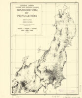 Central Japan (Central And Northern Honshu) Distribution Of Population