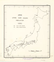 Japan Cities Over 100,000 Population 1930