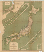 Japan On A Scale Of 1:7.300.000 According To The Division Of 1876.