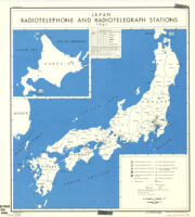 Japan, radiotelephone and radiotelegraph stations : 1941