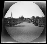 Emir Nizam showing William Sachtleben his garden, Tabrīz, Iran, 1891