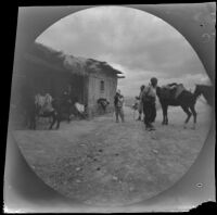 William Sachtleben at an inn along the route from Geyve to Beypazari, Turkey, 1891