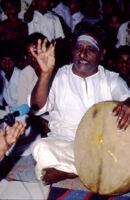 Tep Venkatachalam (Tevar) Pillai, professional singer and tep player, Madurai (India), 1984