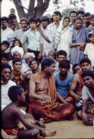 Gangadhar Nagar - Chandappa Jampana Kattimani, Haranśikārī leader, chants, Hubli (India), 1984