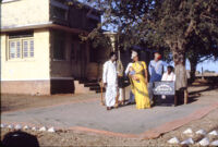 Krishna Pārijāt - Mallava Megeri Krishna Pārijāta Company members pose for a group portrait, Bailhongal (India), 1984