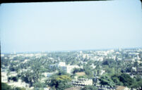 Aerial view toward the shore, Chennai (India), 1984