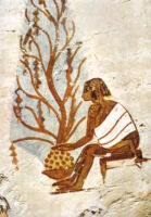 Wall Painting in tomb of Menna