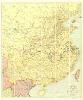 A Map Of China Prepared For The China Inland Mission 1928