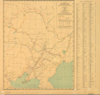 Map of Manchuria and adjacent regions, showing railways and principal motor routes