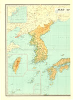 Map Of Japan, Compiled By The Land Survey Department, Japan