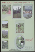 Poster chiefly in Amharic depicting forests, people, huts, and a horse [descriptive]