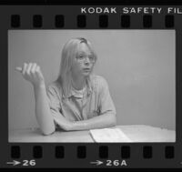 Pre-operative transsexual prisoner Anna Marie Mostyn, formerly Jeffrey Spears, at the California Medical Facility in Vacaville, 1983