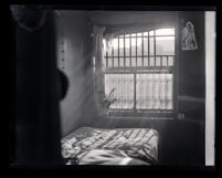Jail cell of Clara Phillips, Los Angeles, 1922