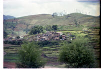 Kota village with terraced hills, Kollimalai (India), 1984