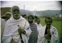 Kota men play koḷ double-reed instruments, Kollimalai (India), 1984