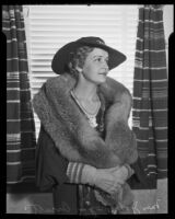 Alice Pedersen Orcutt at a luncheon sponsored by the Civic Beautification Committee, Van Nuys, 1936