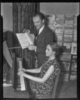 Conductor George N. Mershon and his wife, Torrance, 1936