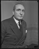 Former Secretary of Treasury Ogden L. Mills, Los Angeles, 1936