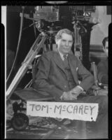 Tom McCarey, fight promoter, Los Angeles, 1936