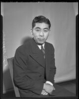 Fujio Kageyama, librarian of the Japanese-American Association, Los Angeles, 1936