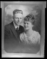 Dr. George C. Bergman and his wife Gertrude Nelson Bergman, Redlands, Calif., 1936 (copy photo)