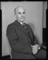 Judge Robert Scott, Superior Court judge, who presided over both criminal and juvenile court cases, Los Angeles, 1936