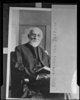 Reverend Erasmus Van Deerlin passes away at 89, Los Angeles, 1936