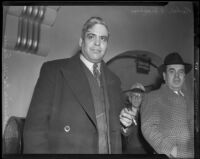 Don Francisco Castillo Najera and Ruben C. Navarro, Mexican diplomats, Glendale, 1936