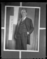 Dr. John Wesley Hill, chancellor of Lincoln Memorial University, Redlands, 1936 (copy photo)
