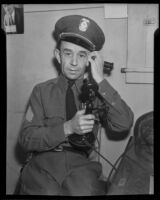 Sergeant John Gregory, Fullerton Police Department, Fullerton, 1936