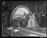 Bernardine Voorhess is queen of the National Orange Show, San Bernardino, 1936