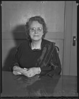 Dr. Ethel Percy Andrus, principal of Abraham Lincoln High School, Los Angeles, 1936