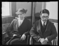 Mrs. Haruco Setoguchi and J.S. Katano, siblings, Los Angeles, 1936