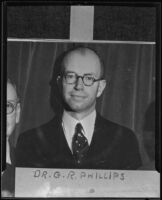 Dr. G. R. Phillips, pastor of Hollywood First Methodist Church, Los Angeles, 1935