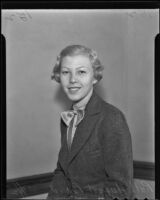 Twenty-one-year-old lawyer Ruth August Bard, Los Angeles, 1935