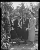 Gertrude Murphy and members of Kappa Kappa Gamma at the Ebell Club, Los Angeles, 1935