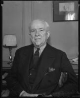 George H. Doran in his hotel suite in Los Angeles, 1935