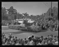 "China Clipper" float at the Tournament of Roses Parade, Pasadena, 1936