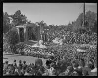 "Christopher Columbus" float at the Tournament of Roses Parade, Pasadena, 1936