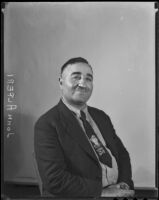 Veterans' affairs advocate John Alferi, Los Angeles, ca. 1936