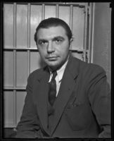 Andrew Schwarzman, arrested for threatening Cecil B. De Mille, Los Angeles, 1936