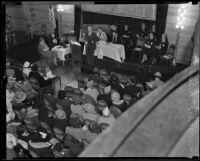 Judge Robert H. Scott addresses the 9th annual area Child Welfare Conference, Los Angeles, 1936